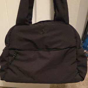 Black Puffy Shoulder Bag